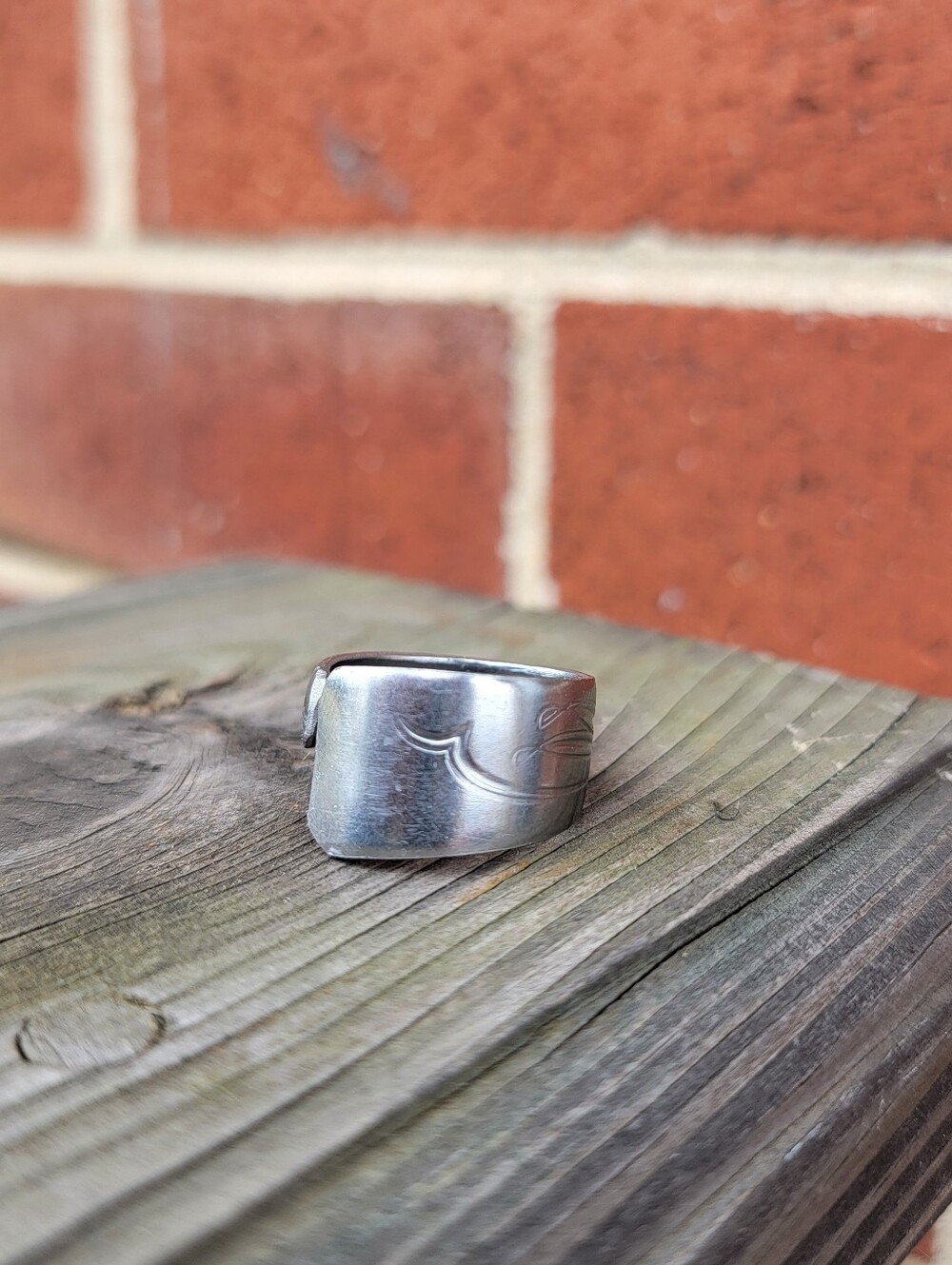 8.5 Butterfly SPOON RING - Picture 3 of 4